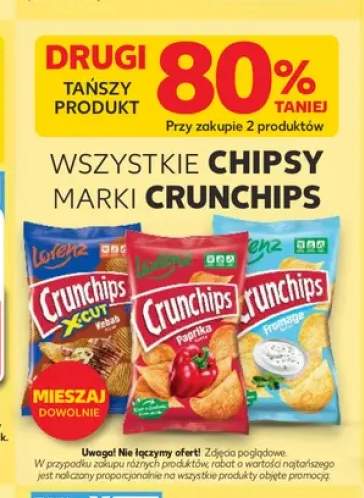 Chipsy Crunchips Papryka +3 warianty