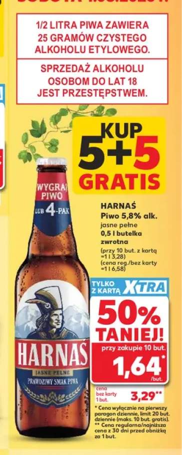 Piwo Harnaś Jasne Pełne