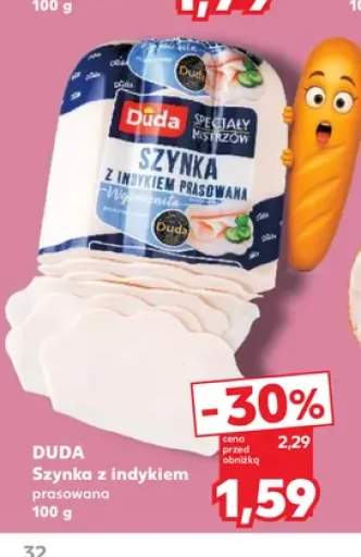 Szynka z indykiem prasowana Duda
