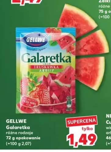 Galaretka Gellwe smak arbuzowy