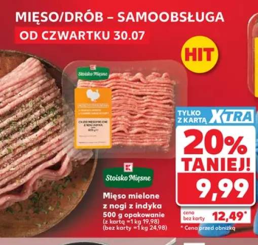 Mięso mielone z nogi z indyka Stoisko Mięsne