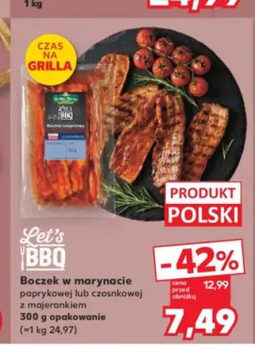 Boczek w marynacie paprykowej Let's BBQ +1 wariant