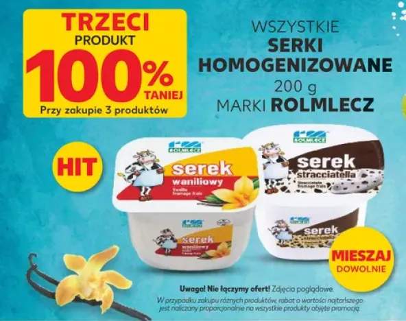 Serki homogenizowane Rolmlecz +2 warianty