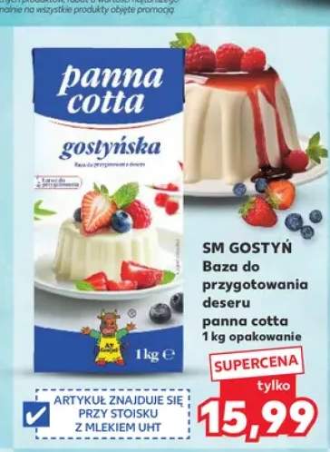 Baza do przygotowania deseru panna cotta SM Gostyń