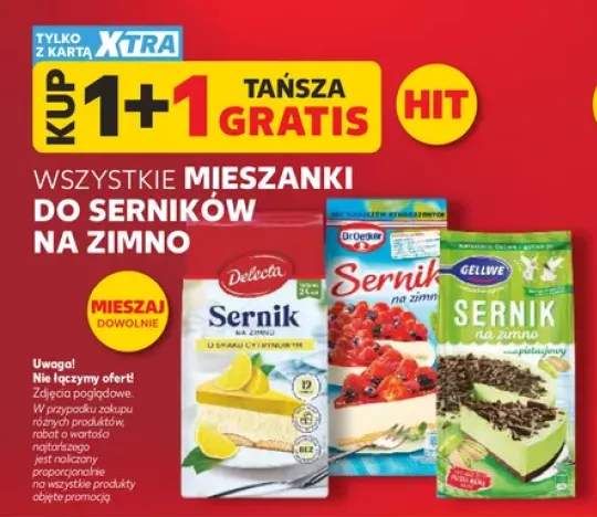 Mieszanki do serników na zimno +3 warianty