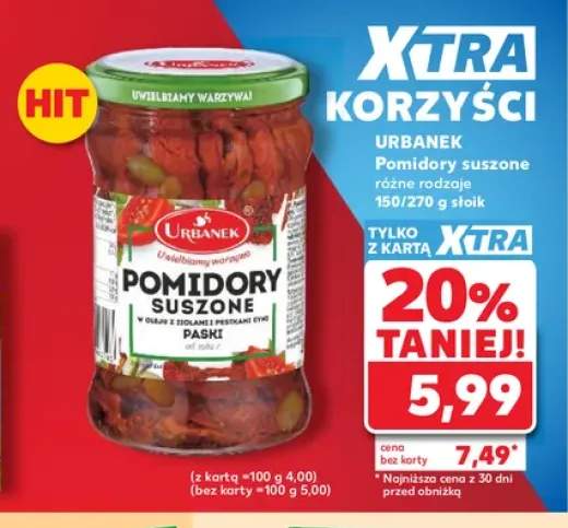 Pomidory suszone Urbanek