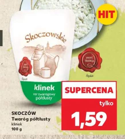 Twaróg półtłusty klinek Skoczów
