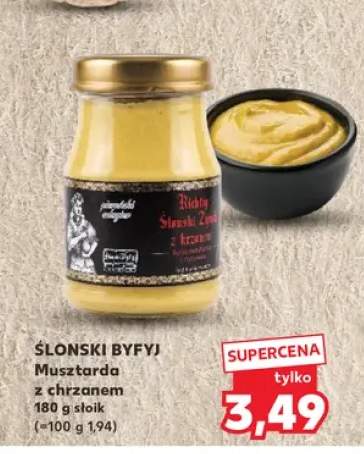 Musztarda z chrzanem Ślonski Byfyj