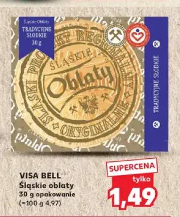 Śląskie oblaty tradycyjne słodkie Visa Bell