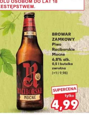 Piwo Raciborskie Mocne