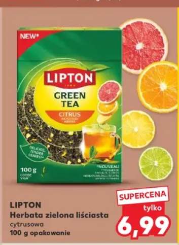 Herbata zielona liściasta Lipton Green Tea Citrus