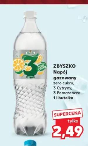 Napój gazowany Zbyszko 3 Pomarańcze zero cukru +1 wariant