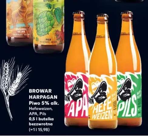 Piwo Browar Harpagan Hefeweizen +1 wariant