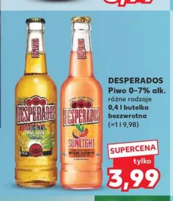 Piwo Desperados Original +1 wariant