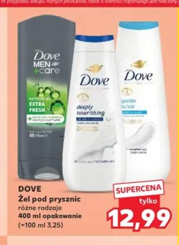 Żel pod prysznic Dove Men+Care Extra Fresh +1 wariant