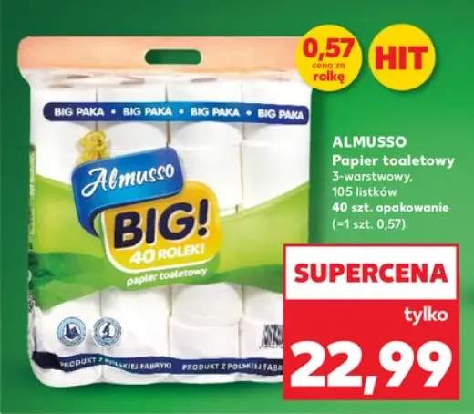 Papier toaletowy Almusso BIG!