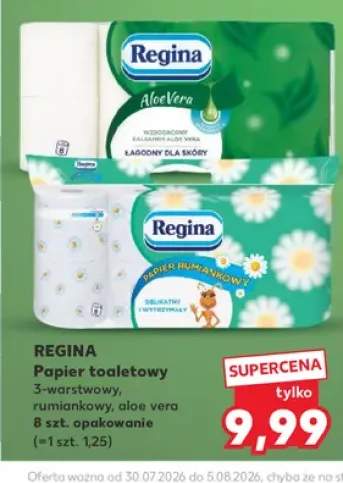 Papier toaletowy Regina Aloe Vera +1 wariant