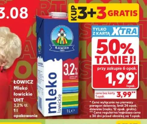 Mleko łowickie UHT 3,2% Łowicz