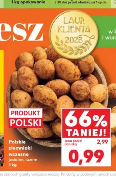 Ziemniaki wczesne jadalne polskie