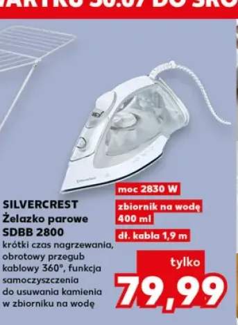 Żelazko parowe Silvercrest SDBB 2800