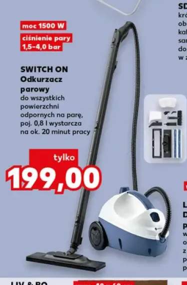 Odkurzacz parowy Switch On
