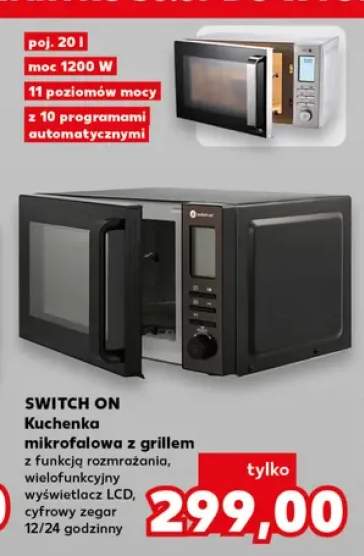 Kuchenka mikrofalowa z grillem Switch On