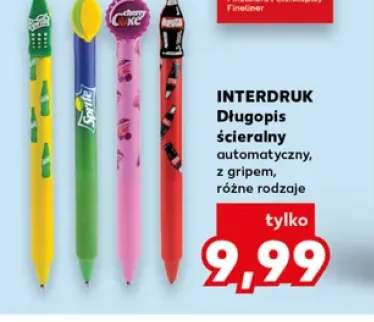 Długopis ścieralny automatyczny Interdruk Fanta +3 warianty