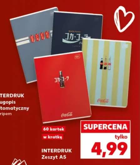 Zeszyt A5 Interdruk Coca-Cola 60 kartek