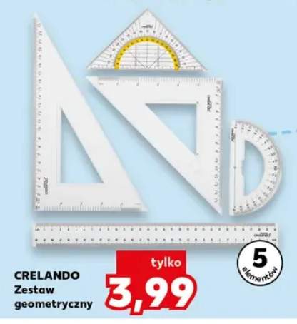 Zestaw geometryczny CRELANDO 5 elementów