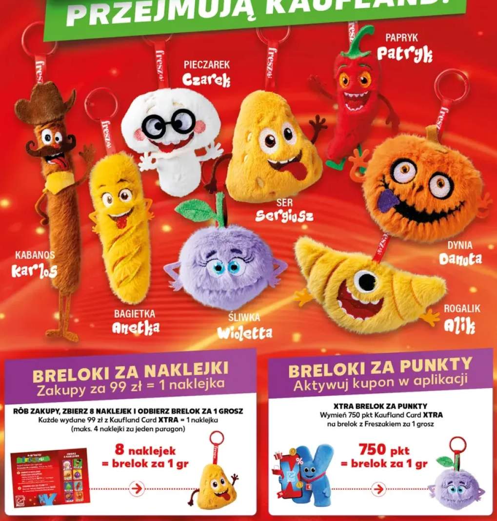 Brelok maskotka Freszaki Kabanos Karlos +7 wariantów
