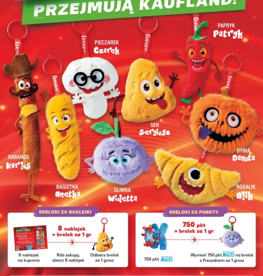 Brelok maskotka Freszaki Kabanos Karlos +7 wariantów
