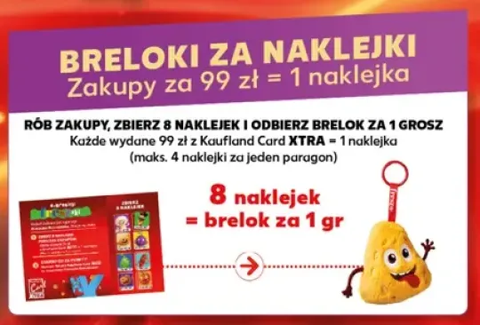 Brelok maskotka Freszaki za naklejki