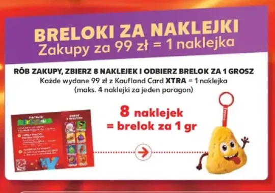 Brelok maskotka Freszaki za naklejki