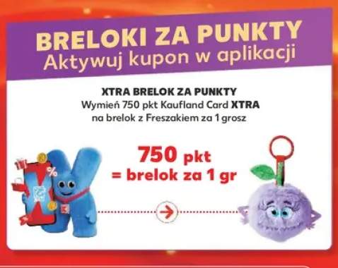 Brelok maskotka Freszaki za punkty