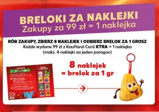 Brelok maskotka Freszaki za naklejki