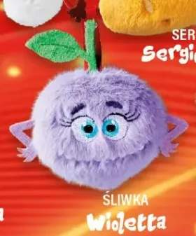 Brelok maskotka Freszaki Śliwka Wioletta