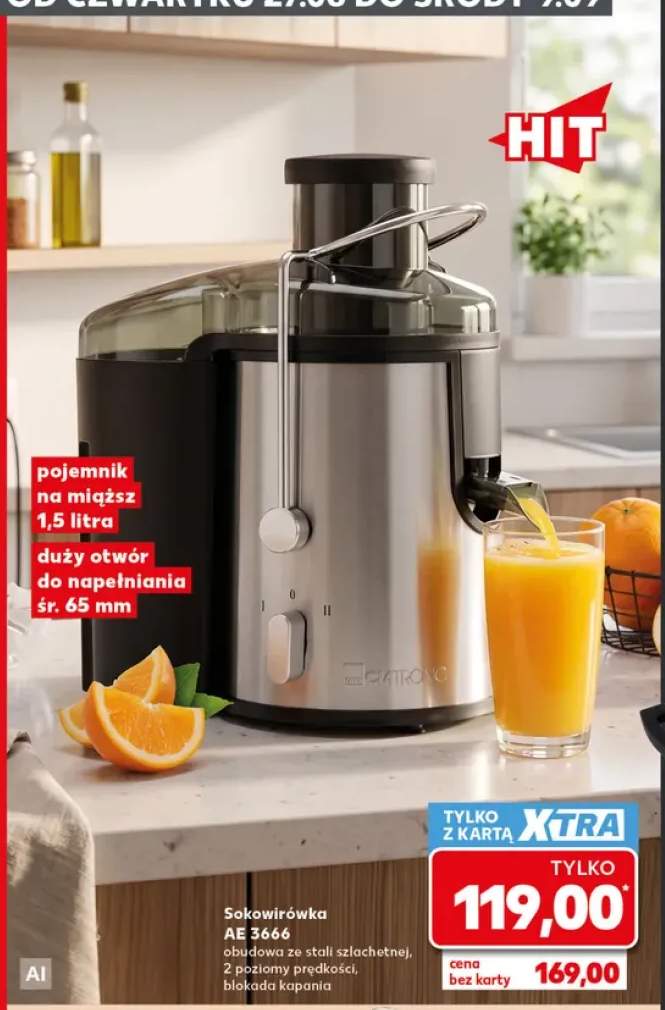Sokowirówka Clatronic Ae 3666