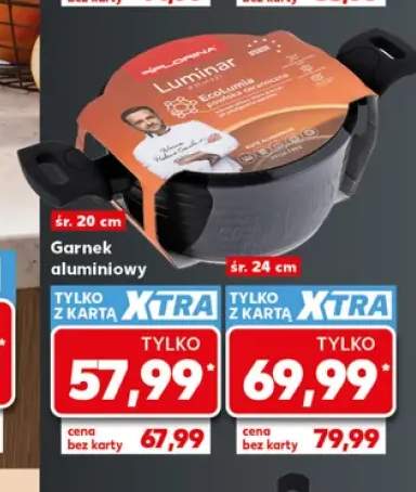 Garnek aluminiowy Florina Luminar 20 cm +1 wariant