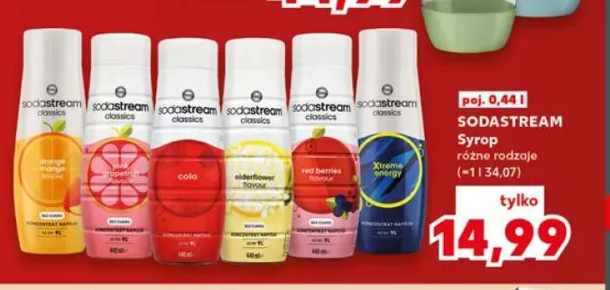 Syrop Sodastream Classics orange mango bez cukru +5 wariantów