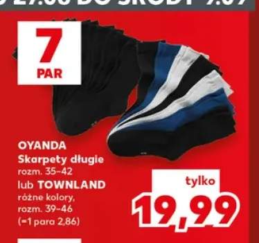 Skarpety długie 7-pak Oyanda +1 wariant