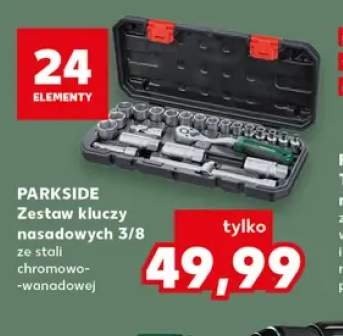 Zestaw kluczy nasadowych 3/8 Parkside
