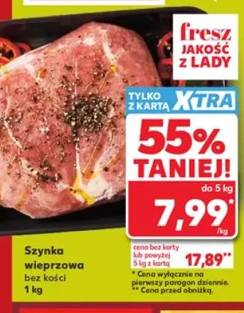 Szynka wieprzowa bez kości