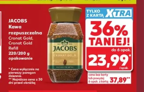 Kawa rozpuszczalna Jacobs Cronat Gold +1 wariant