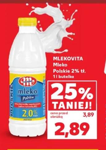 Mleko polskie Mlekovita 2%