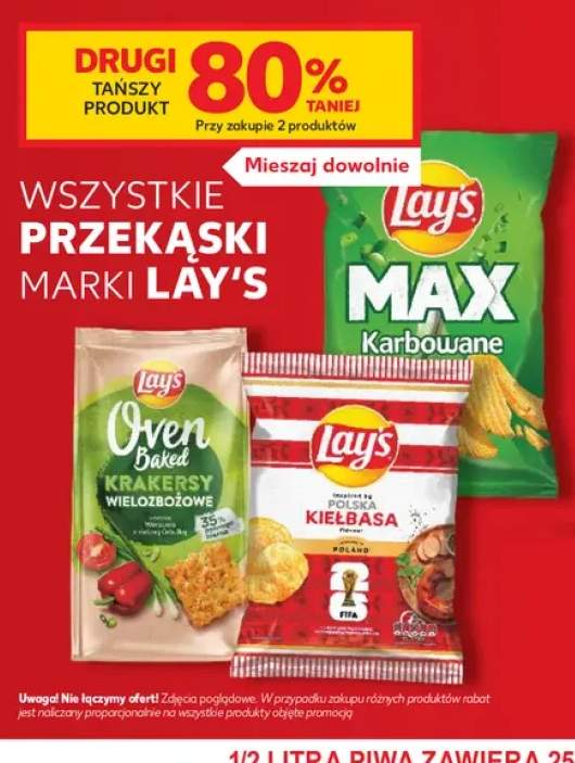 Przekąski marki Lay's +3 warianty
