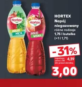 Napój niegazowany jabłko mięta Hortex +1 wariant