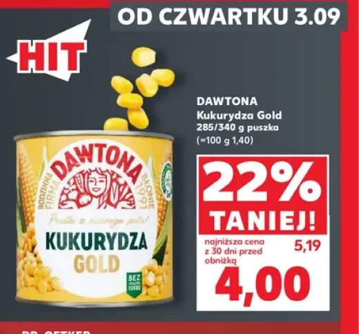 Kukurydza Dawtona Gold