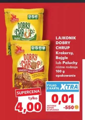 Krakersy Dobry Chrup Lajkonik +2 warianty