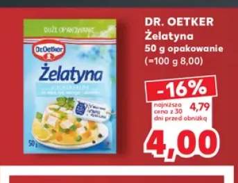 Żelatyna Dr. Oetker