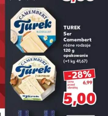 Ser Camembert naturalny Turek +1 wariant